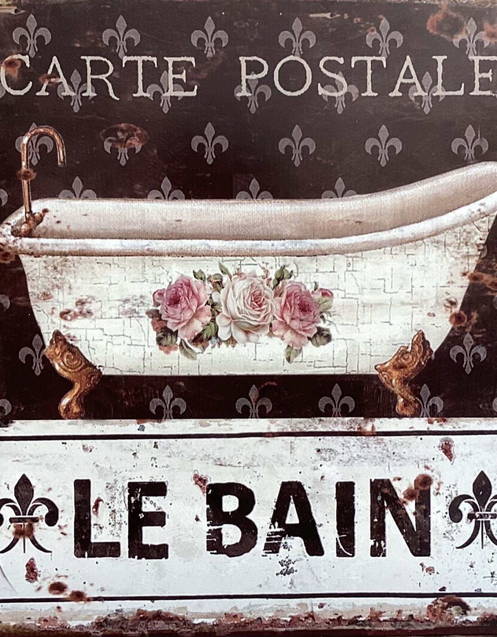 Wanddecoratie " Le bain"