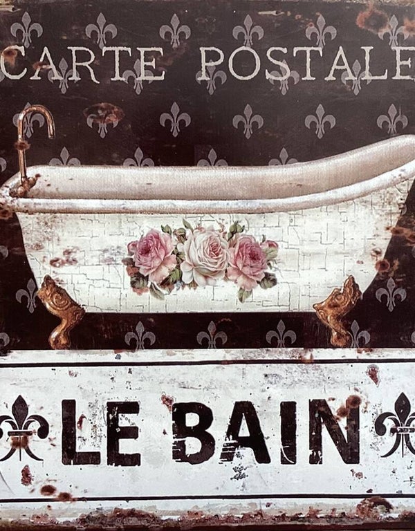 Wanddecoratie " Le bain"