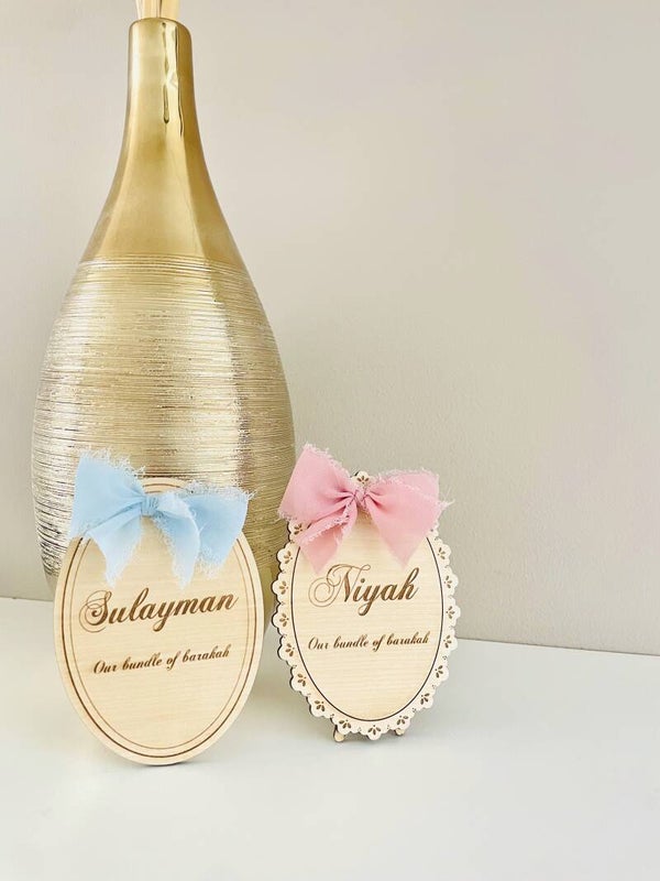 Vintage Geboortebord