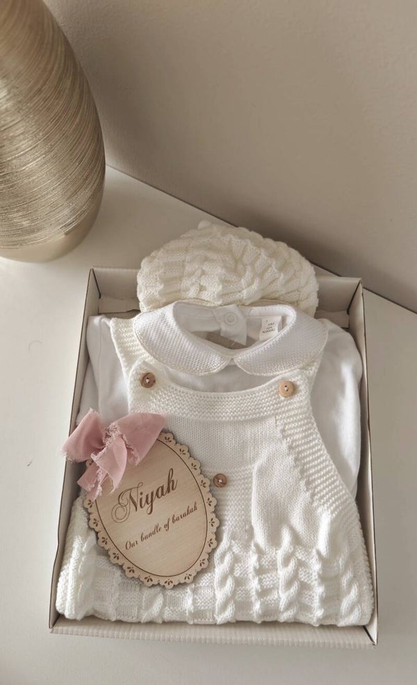 Luxe Baby Cadeauset tuinbroekje