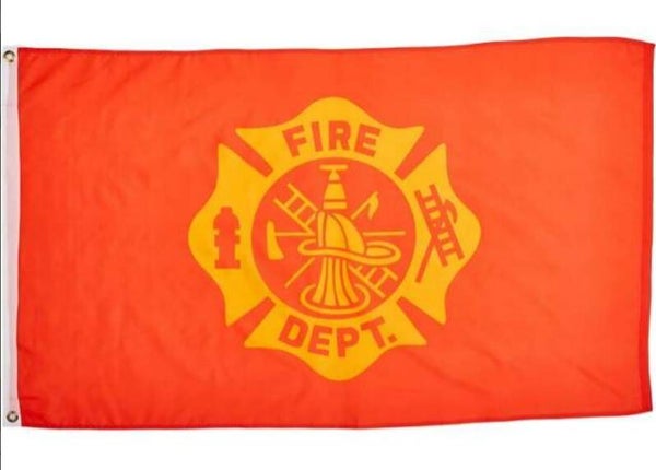 Printed Polyester Vlag USA Fire Department