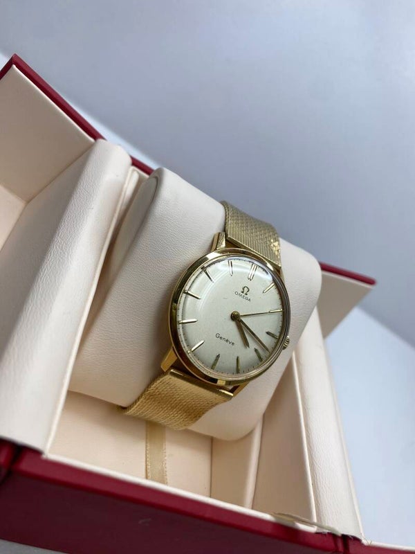 Omega Genève Vintage Or Massif 18K – Calibre 601 (1969)
