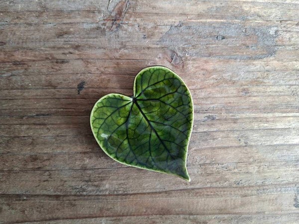 Hartvormig theetipje handgemaakt