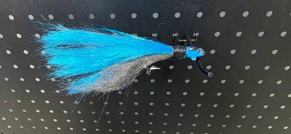 Bucktail Synthetic Hair Jig (Blue)