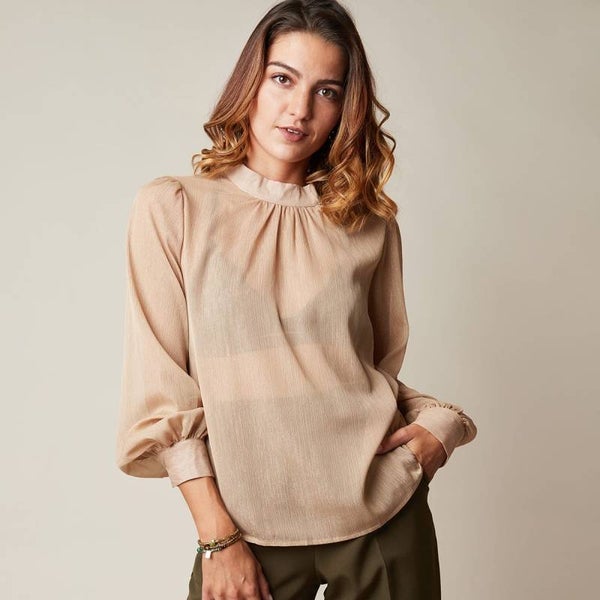 Blouse party gold