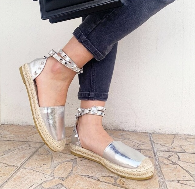 Espadrilles - Zilver