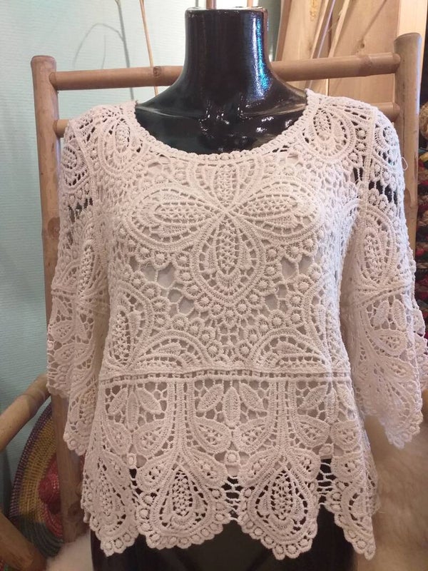 Crochet top wit