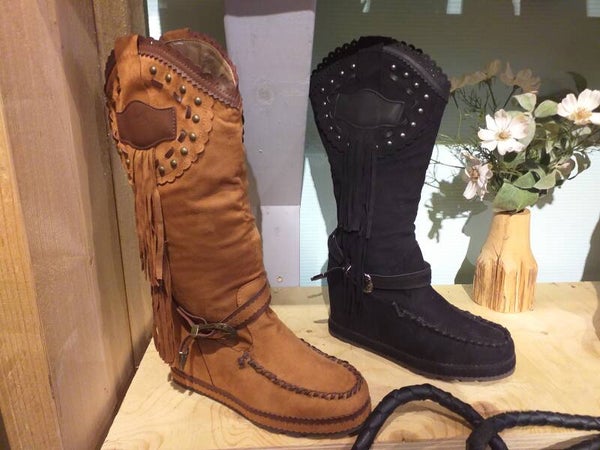 Hoge Bohoboots Fringe