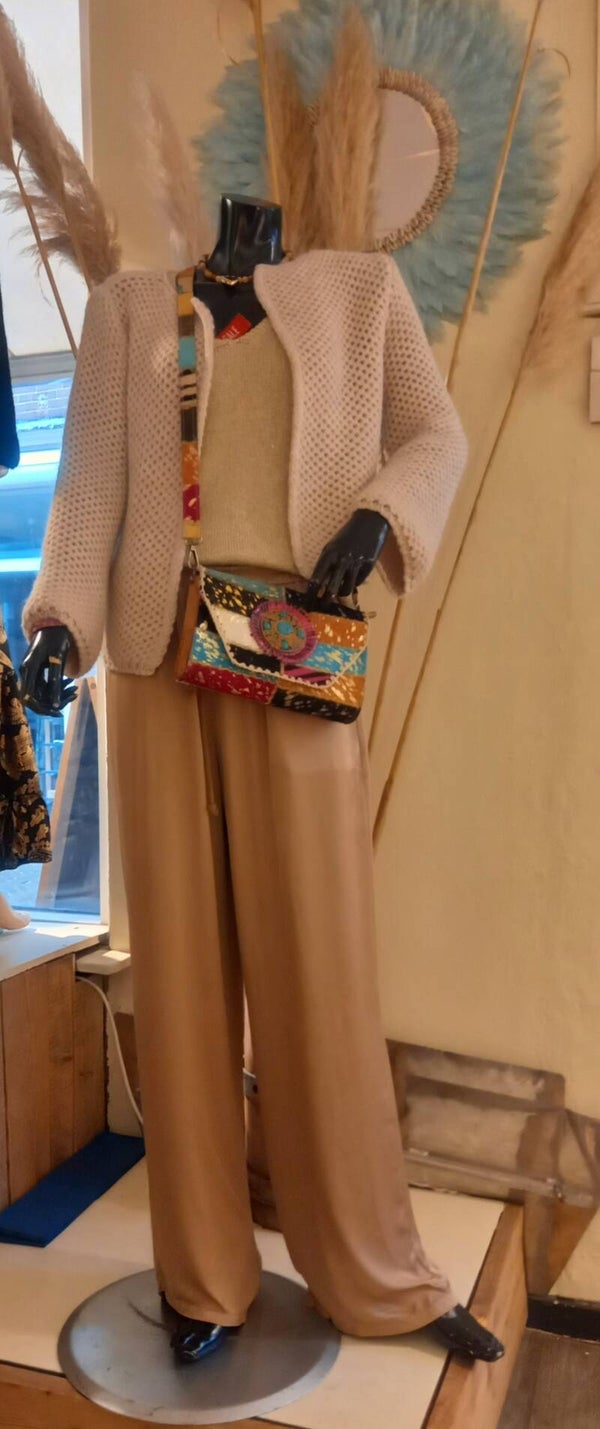 Broek Silky -camel