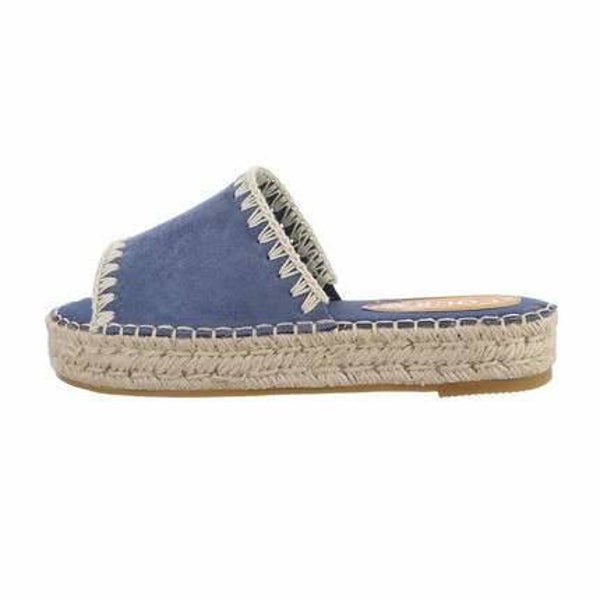 Slipper Beau blauw