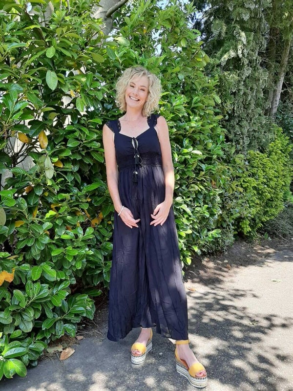 Summerdress linnen Zwart 