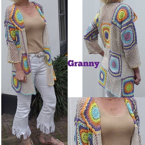 Granny Cardigan beige