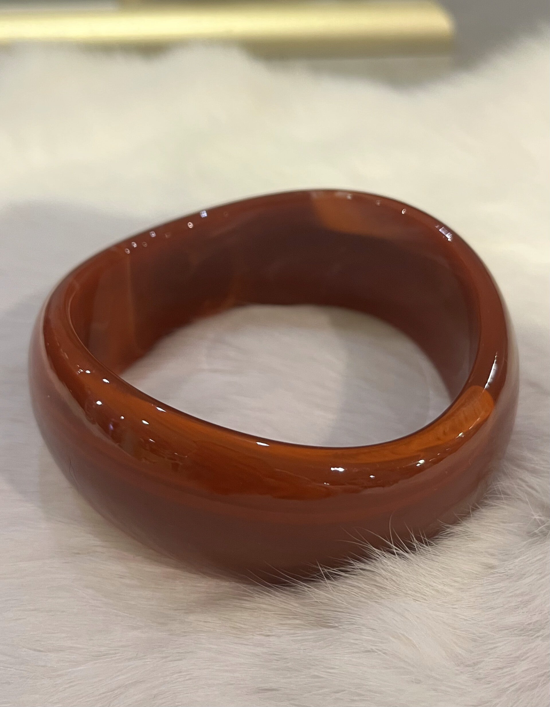Statement Bangle - Oranje
