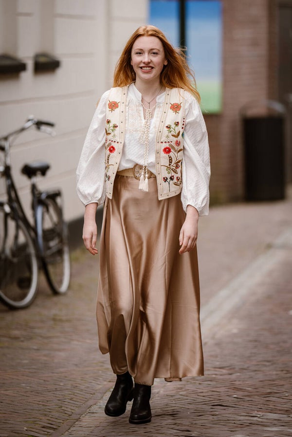 Satin Maxi Rok