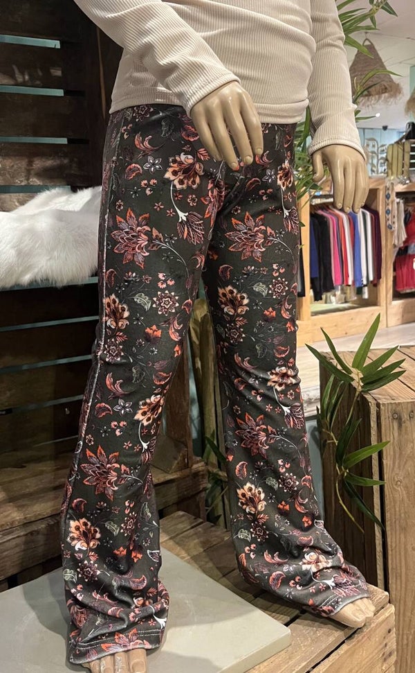 Flared broek Lily - Green