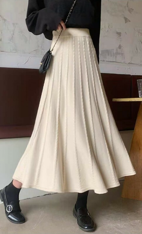 Knitted Midi Skirt