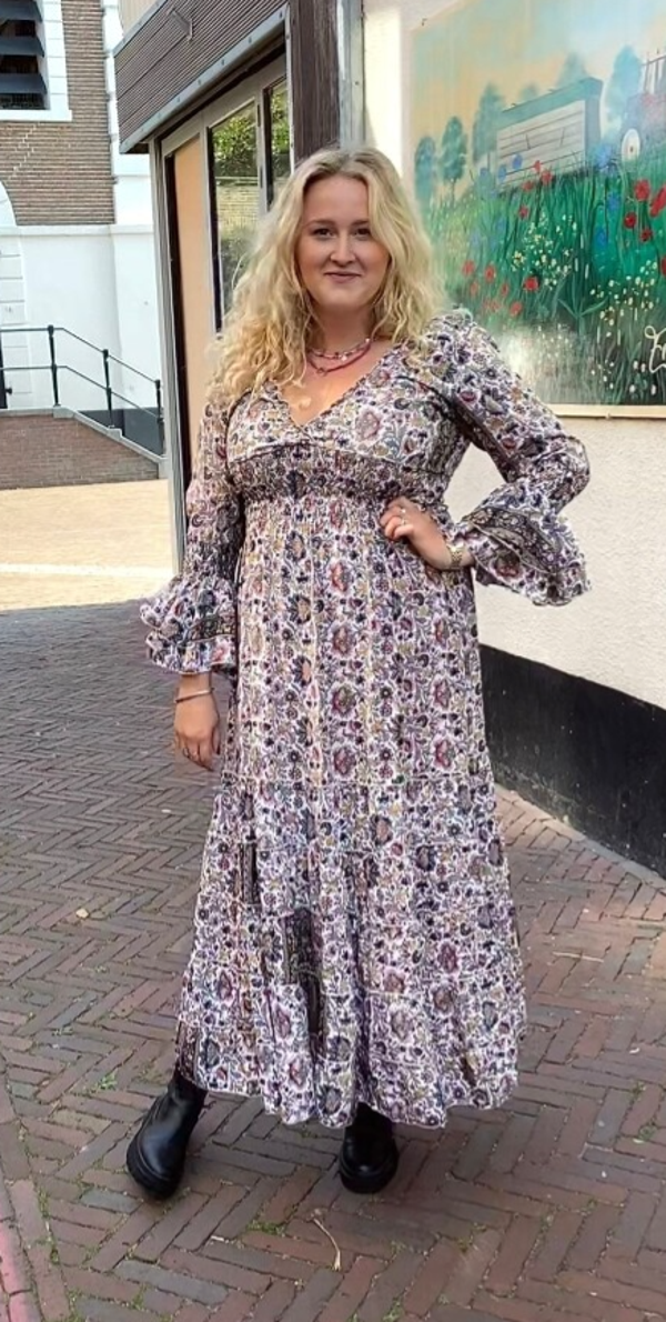 Ibiza Dress Autumn Leafs