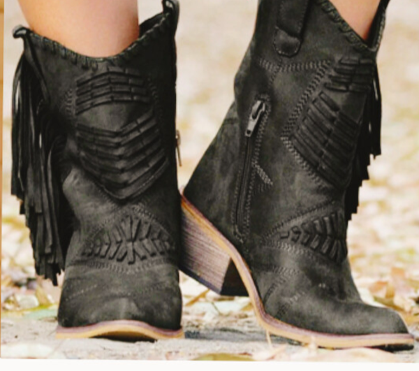 Boho Boots zwart