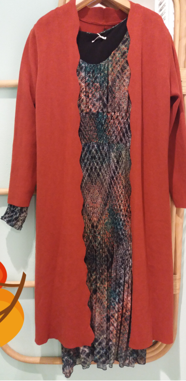 Half lang vest Oranje