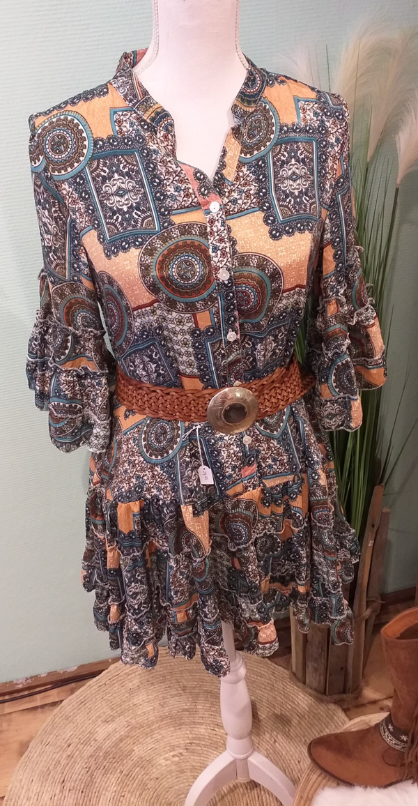 Boho Tuniek blauw