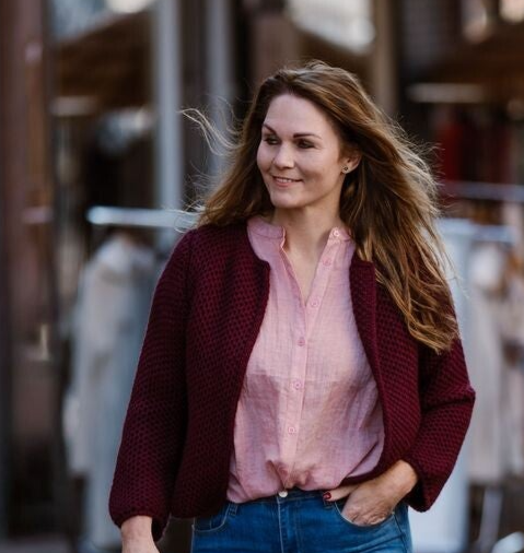 Vestje Tania - Bordeaux