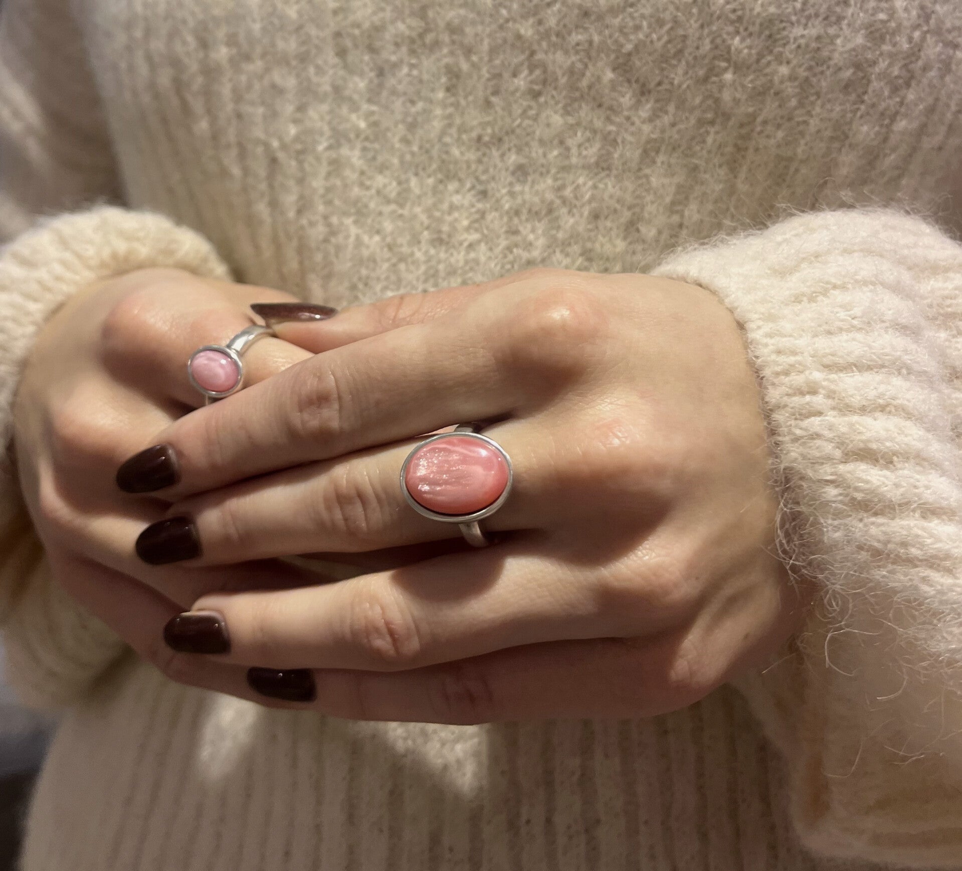 Zilveren ring Qoss - Petunia