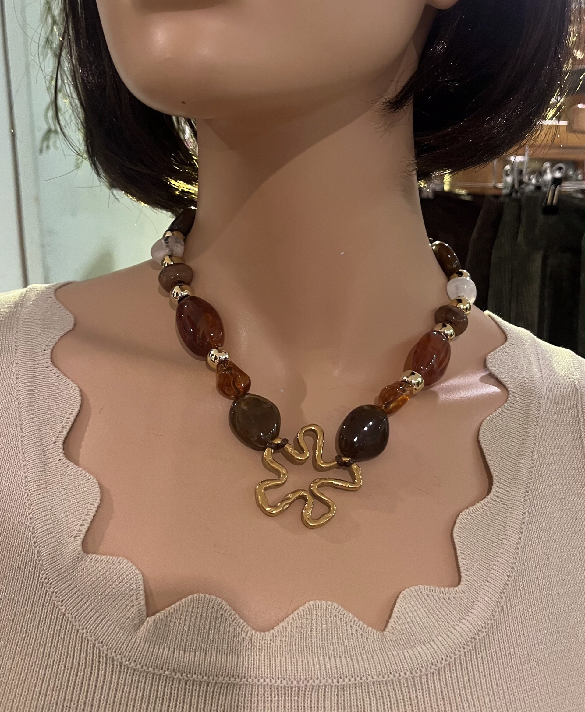 Statement Ketting - Flower