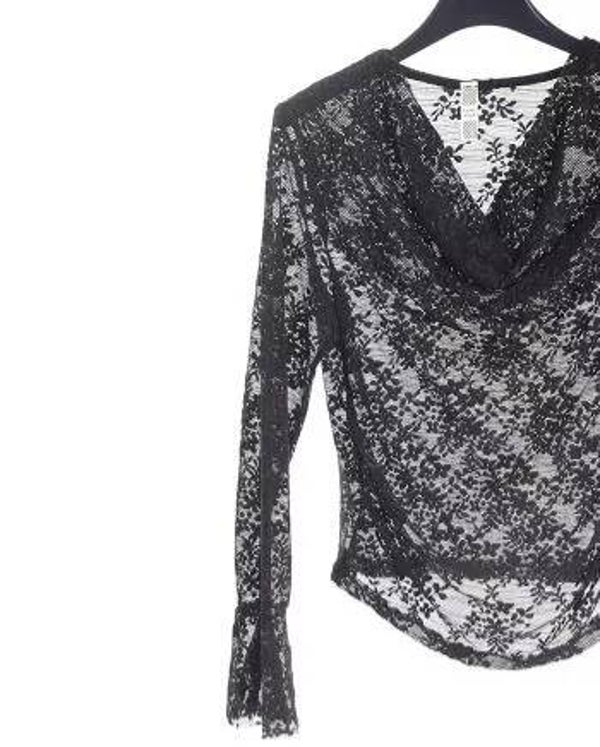 Top Lacy - Zwart