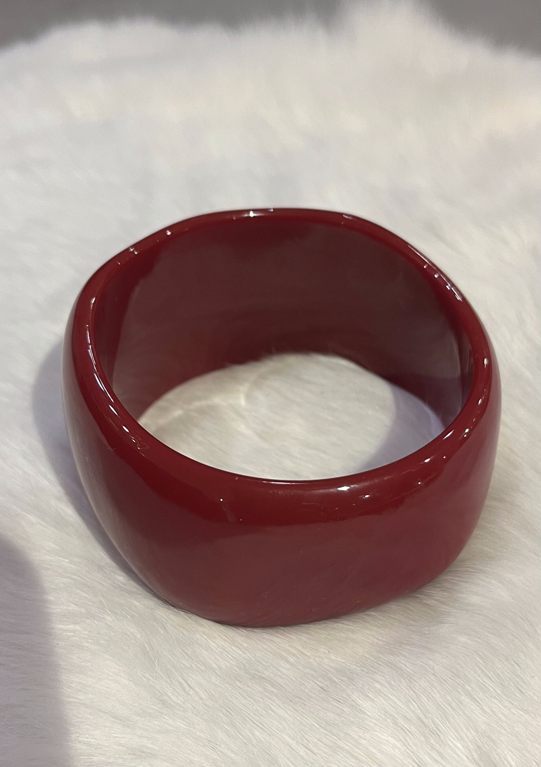 Statement Bangle - Rood