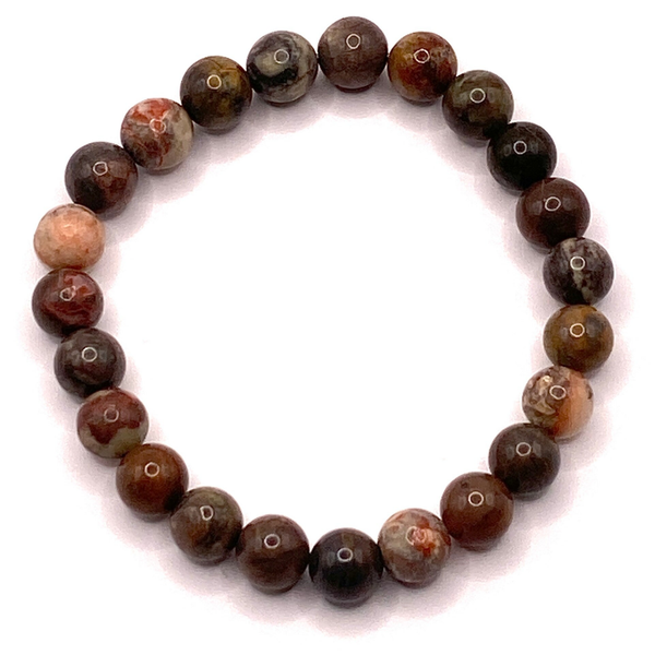 Flexibles Armband mit Achat Edelsteinen