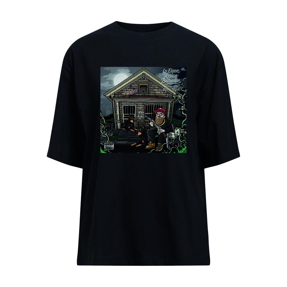 Ip Eigen Risico Betreden Artwork T-shirt