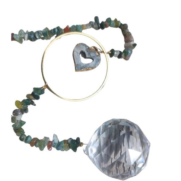 Suncatcher edelsteen Agaat - handgemaakt