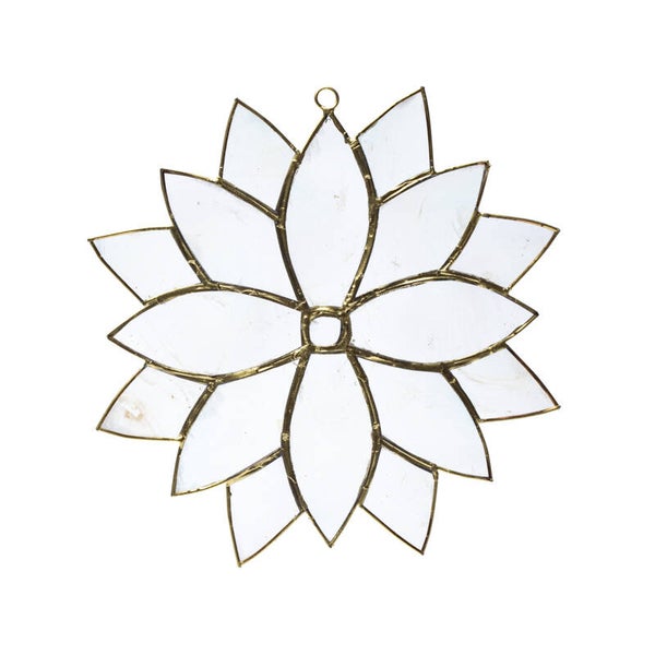 Lotus raamhanger - Capiz schelp