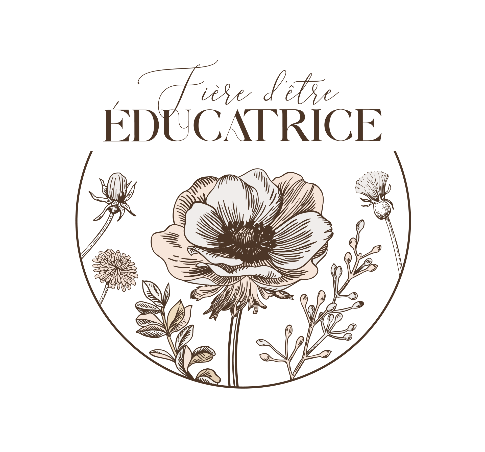 Transfert- Fière d'être design rond