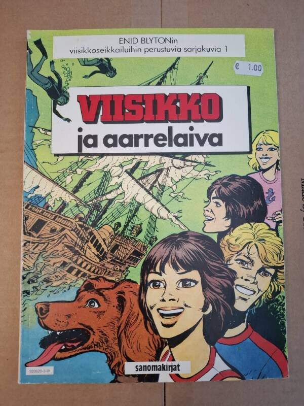 Viisikko ja aarrelaiva