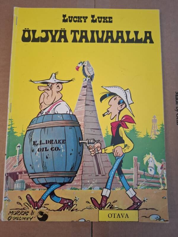 Lucky Luke Öljyä taivaalla