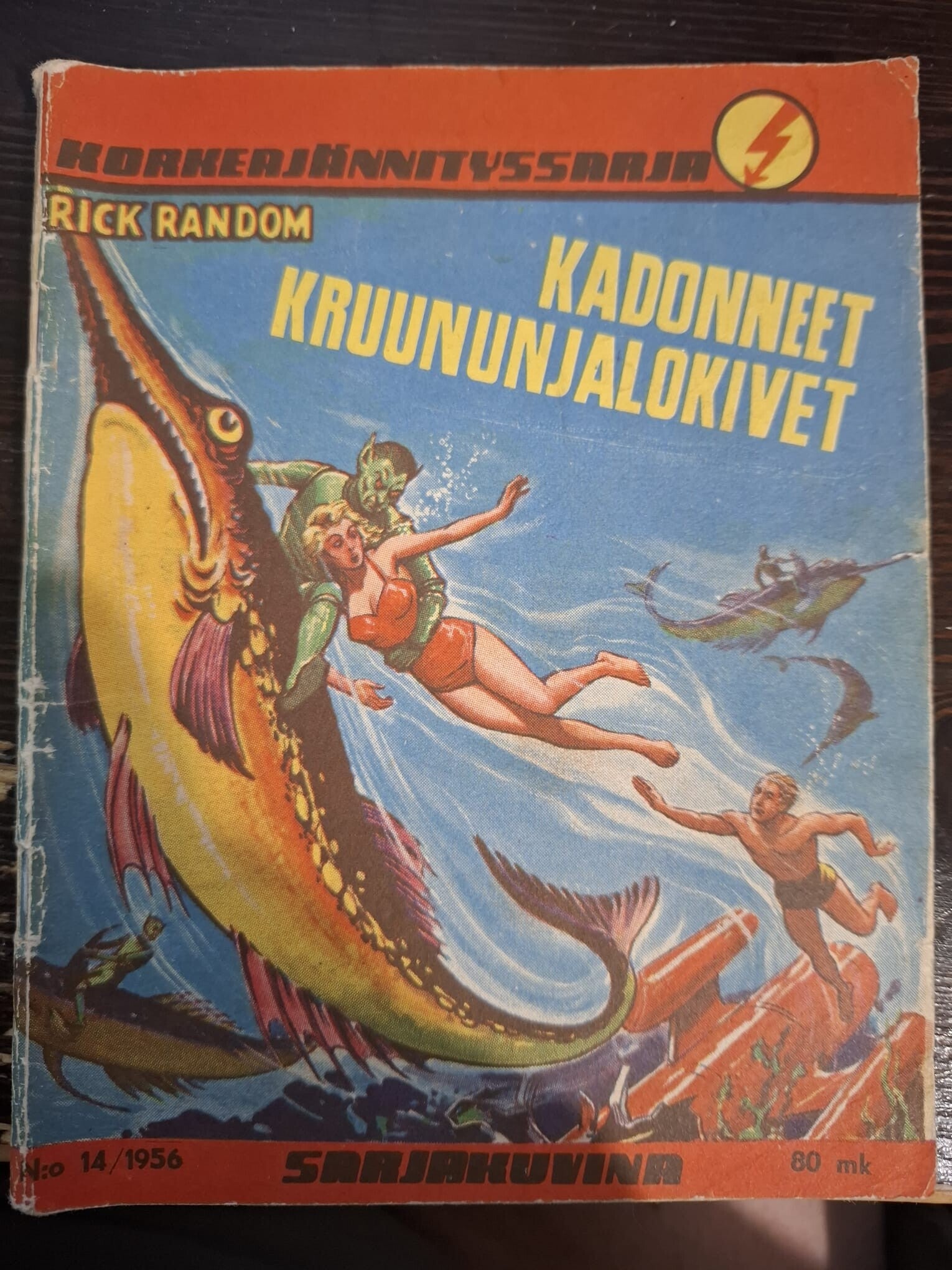 Korkeajännitysarja 14 / 1956 Rick Random Kadonneet kruununjalokivet