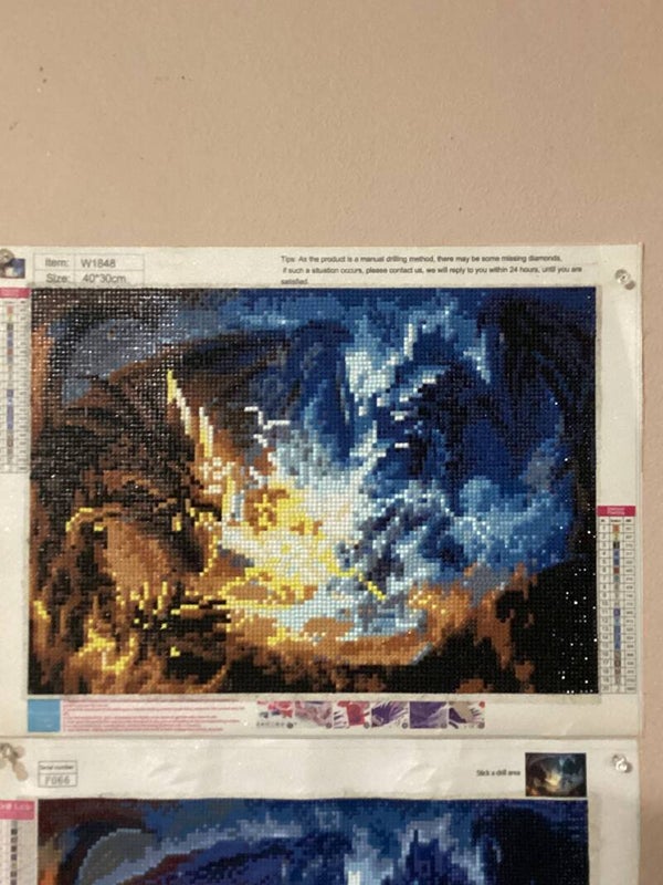 Fire and Ice Dragons Round drills