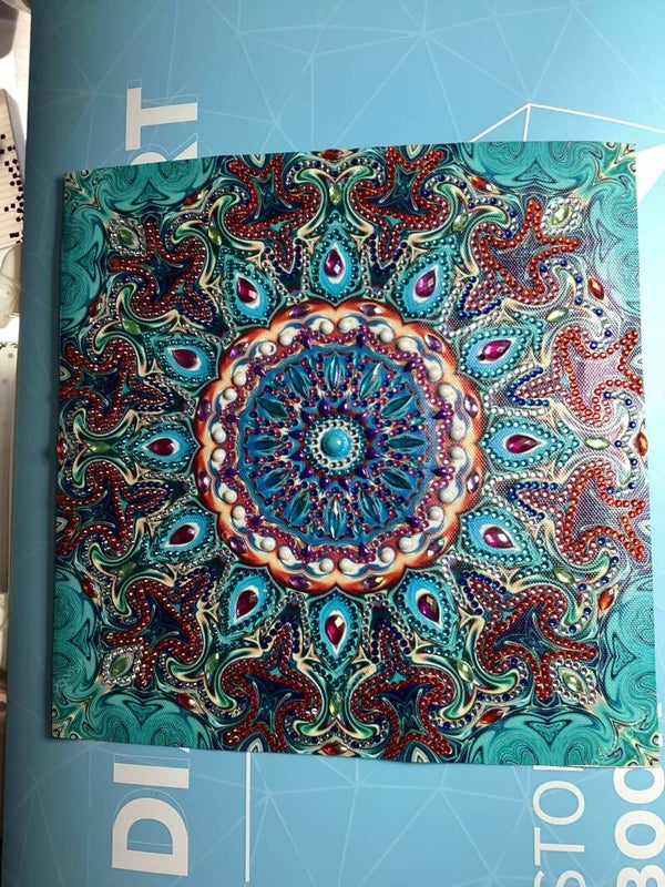 Blue snowflake