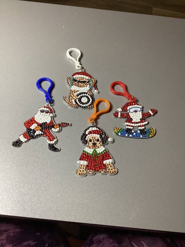 Set of 4 Christmas ornaments