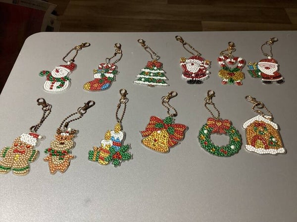 Set of 12 Christmas ornaments