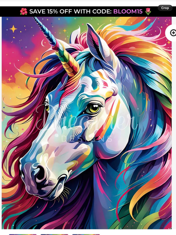 Glamour Girl Unicorn