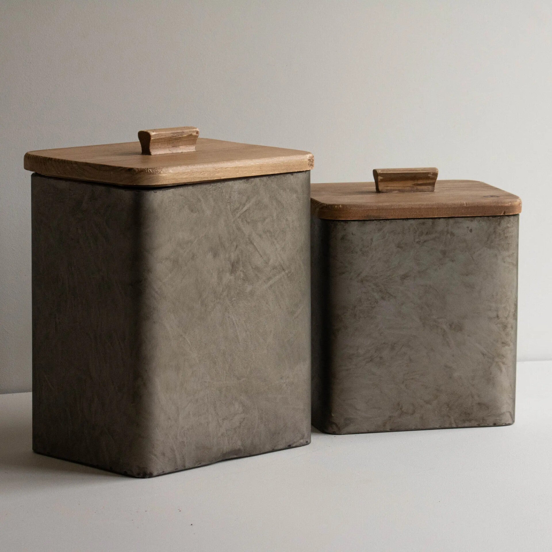 Elegant Grey Kitchen canisters