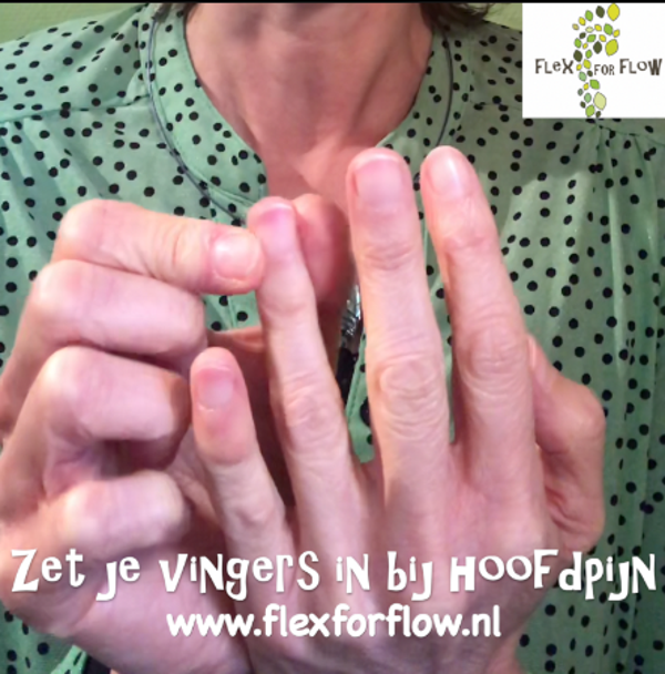 Hoofdpijn? Zet je vingers in!