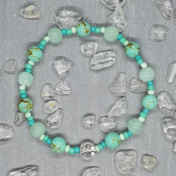Mintgroene armband