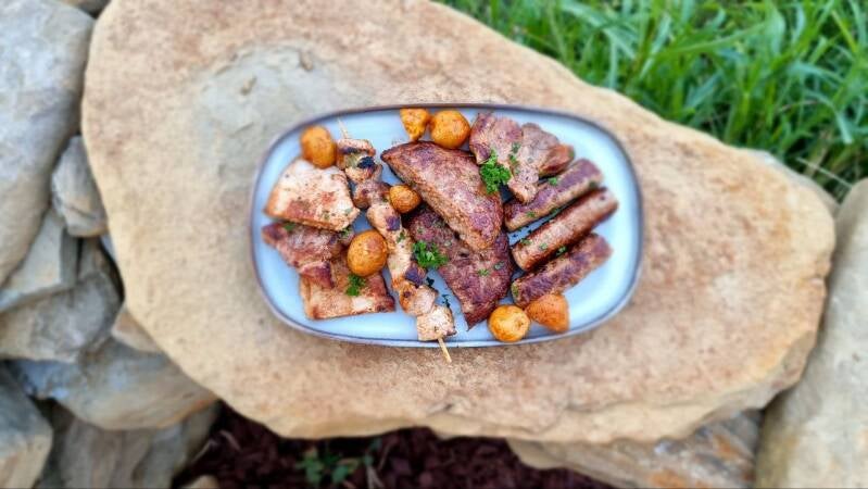 Mešano meso na žaru - recept Kulinastično