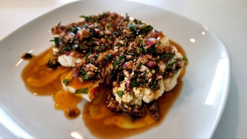 Mariniran cvetačni zrezek - recept Kulinastično