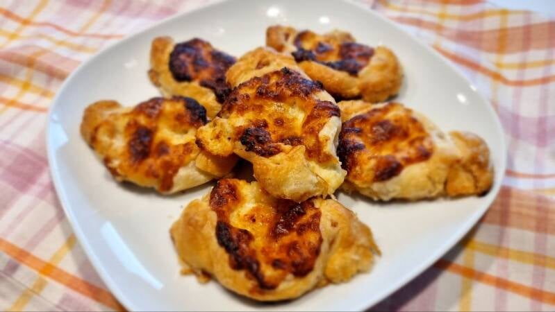 Lososove vulvice s skuto in sirom - recept Kulinastično