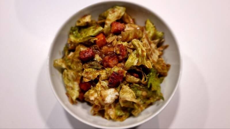 Castelfranco radič s pečeno slanino - recept Kulinastično