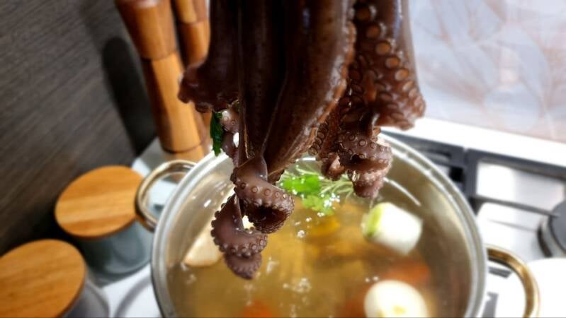 Hobotnica v solati - recept Kulinastično